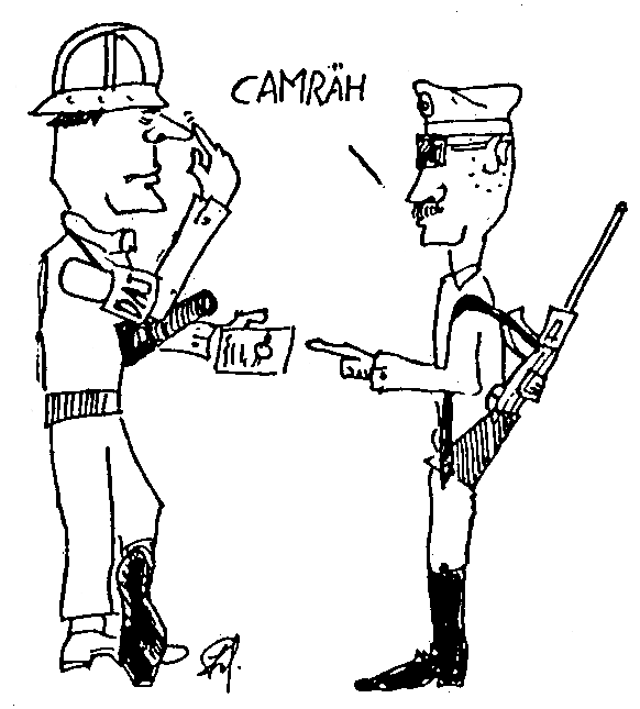 Karikatur: Kontrolle